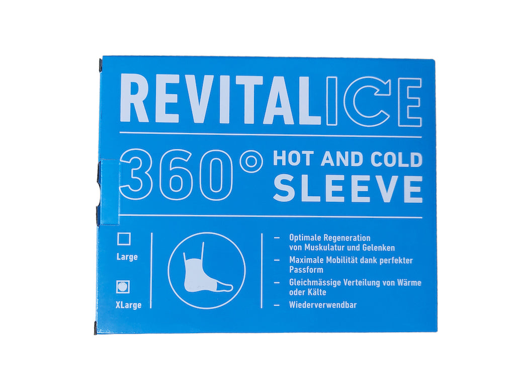 REVITALICE Ice Sleeve - Tragbares Kühlpack für das Fussgelenk